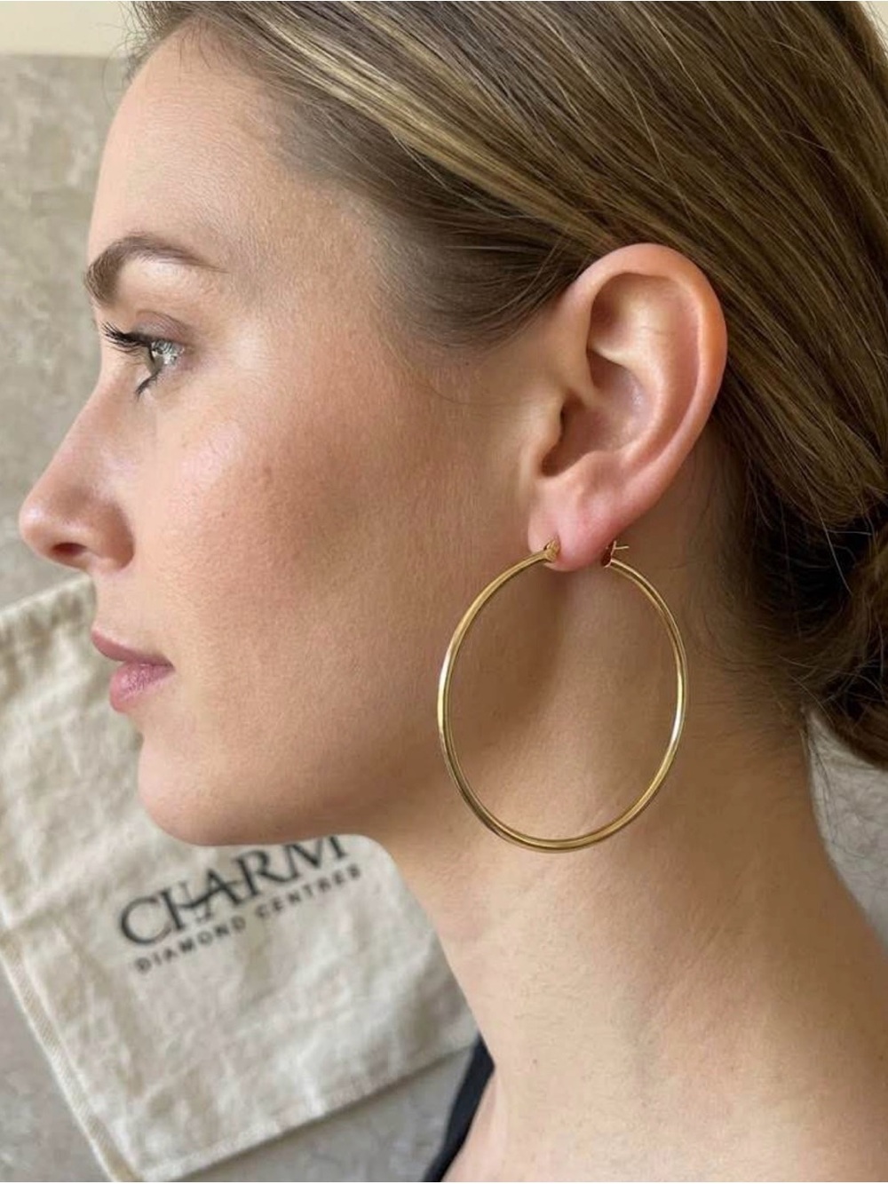 large gold hoops
